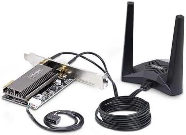 Alt view image 2 of 14 - StarTech Wi-Fi 6E PCIe Network Card with Bluetooth 5.3 PAX2235-WIFI-6E-CARD