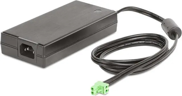 Main image of StarTech.com 160W Universal DC Power Adapter (24V/6.6A), 4ft(1.2m) 2-Wire Cord, 2/3-Pin Terminal Blocks, 100-240V AC/DC External Power Supply for Industrial USB Hubs, NA/UK/EU/ANZ (160W-POWER-ADAPTER)