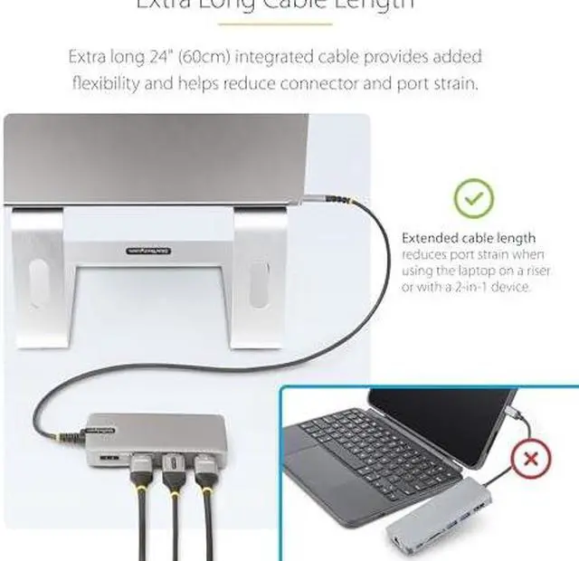 Alt view image 13 of 20 - USB-C MULTIMONITOR ADAPTER HDMI