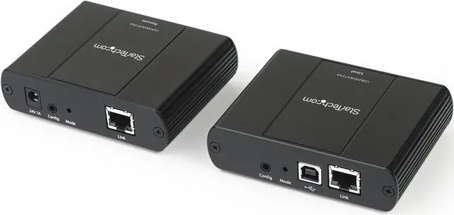 Alt view image 5 of 6 - StarTech.com USB2004EXT2NA 4 Port USB 2.0 Extender Hub over Cat5e/Cat6 Ethernet Cable (RJ45) - 330ft/100m