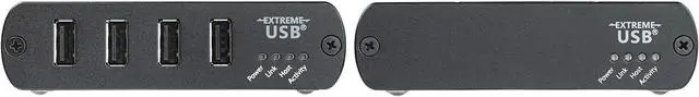 Alt view image 4 of 6 - StarTech 4 Port USB 2.0 Ethernet Extender USB2G4LEXT2NA