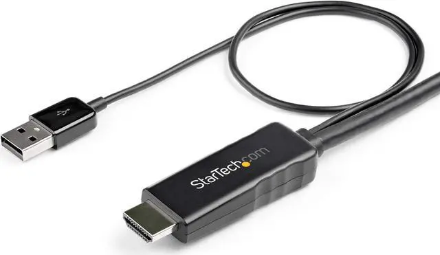 Alt view image 8 of 13 - StarTech.com 3 m 9.8 ft. HDMI to DisplayPort Cable 4K 30Hz USB-powered Active HDMI to DisplayPort Cable HD2DPMM10 HD2DPMM3M
