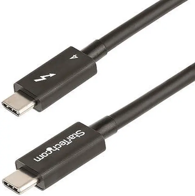 Alt view image 3 of 8 - StarTech 1m Thunderbolt 4 Cable 40Gbps 100W PD TBLT4MM1M