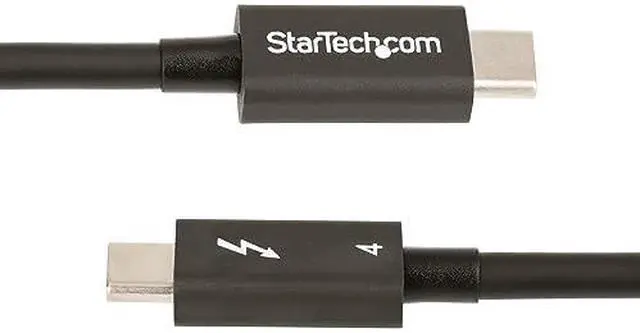 Alt view image 6 of 8 - StarTech 1m Thunderbolt 4 Cable 40Gbps 100W PD TBLT4MM1M