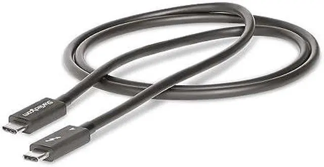 Alt view image 4 of 8 - StarTech 1m Thunderbolt 4 Cable 40Gbps 100W PD TBLT4MM1M