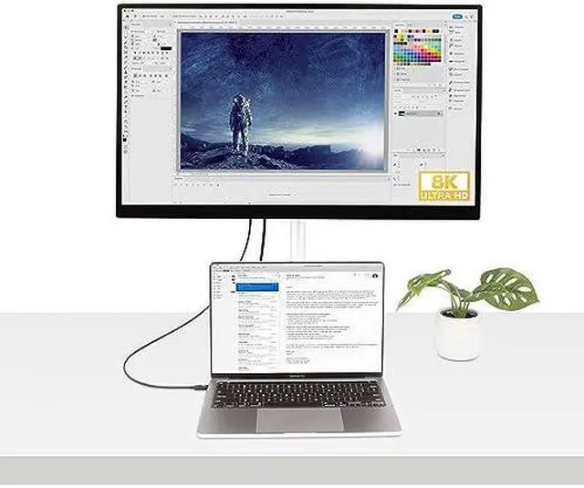 Alt view image 8 of 8 - StarTech 1m Thunderbolt 4 Cable 40Gbps 100W PD TBLT4MM1M