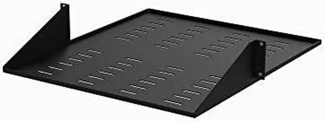 Alt view image 5 of 7 - StarTech 2 Post Vented Server Rack Shelf Mount Up to 75 lb. CABSHF2POSTV2