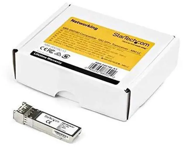 Alt view image 4 of 4 - StarTech.com Arista Networks SFP-10G-LR Compatible SFP+ Module 10GBASE-LR 10GE SFP+ 10GbE Single Mode Fiber SMF Optic Transceiver 10km DDM