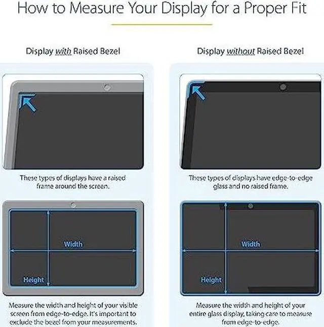 Alt view image 6 of 8 - StarTech 17.3" 16:9 Laptop Privacy Filter 173LPRIVACYSCREEN