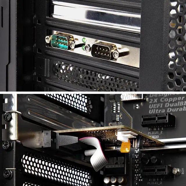 Alt view image 8 of 9 - PCIE DUAL SERIAL PORT CARD -