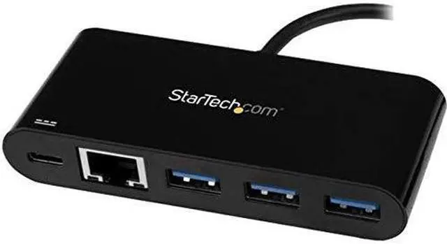 Alt view image 10 of 17 - StarTech Accessory HB30C3AGEPD 3PT USB-C Hub with Gigabit Ethernet and Power Delivery