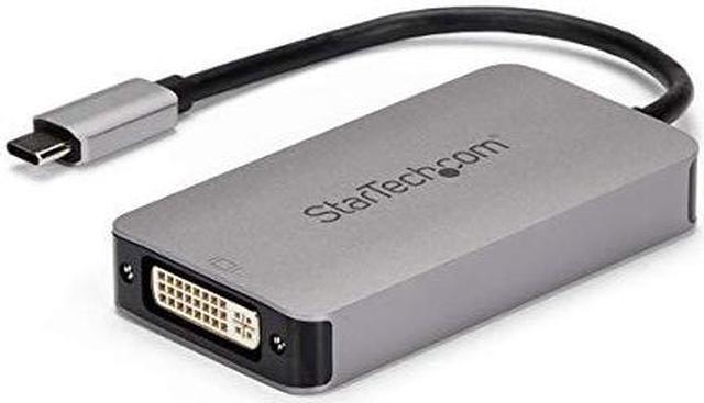 Alt view image 5 of 11 - StarTech CDP2DVIDP 24-pin USB-C Male to 29-pin DVI Dual-Link Female Adapter