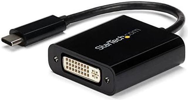Alt view image 6 of 11 - StarTech CDP2DVIDP 24-pin USB-C Male to 29-pin DVI Dual-Link Female Adapter