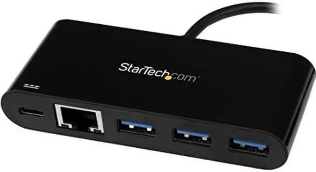 Alt view image 14 of 17 - StarTech Accessory HB30C3AGEPD 3PT USB-C Hub with Gigabit Ethernet and Power Delivery