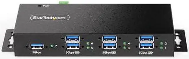 Alt view image 8 of 12 - 7-PORT MANAGED INDUSTRIAL USB