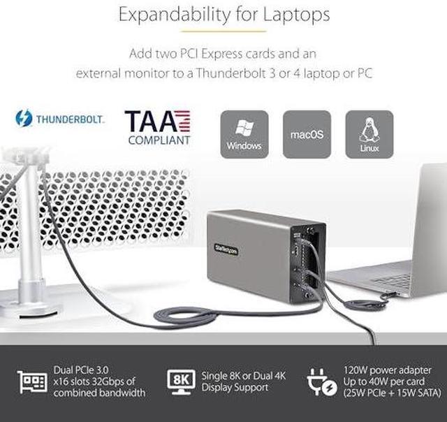 Alt view image 3 of 14 - Thunderbolt PCIe Expansion Chasis