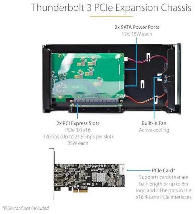 Alt view image 5 of 14 - Thunderbolt PCIe Expansion Chasis
