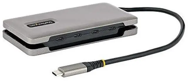 Alt view image 3 of 9 - StarTech 4-Port USB-C Hub USB 3.2 Gen 2 10Gbps 100W PD Pass-Through HB31CM4CPD3