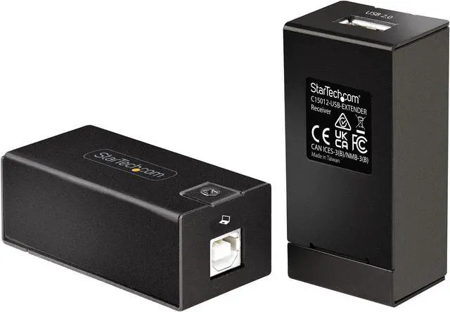 Alt view image 7 of 8 - StarTech 492ft USB 2.0 Extender over Cat5e/Cat6 Ethernet Cable C15012USBEXTENDER