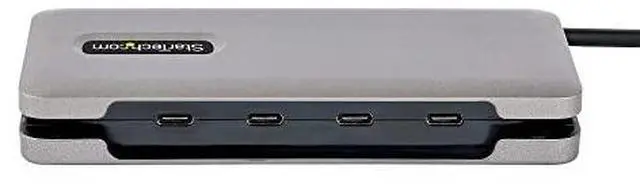 Alt view image 7 of 9 - StarTech 4-Port USB-C Hub USB 3.2 Gen 2 10Gbps 100W PD Pass-Through HB31CM4CPD3