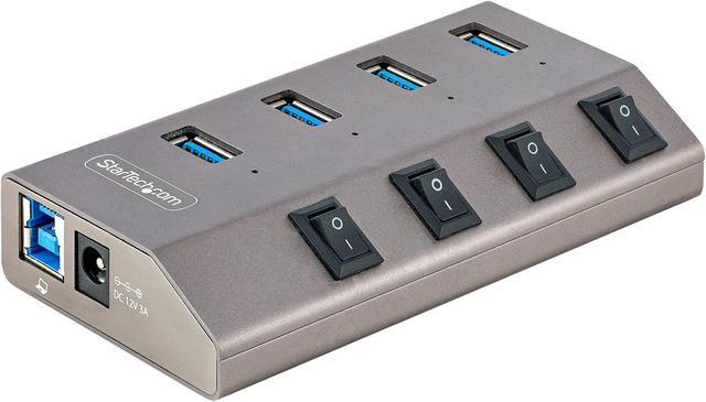 Alt view image 2 of 5 - StarTech 4-Port Self-Powered USB-C 3.0 5Gbs Expansion Hub 5G4AIBSUSBHUBNA