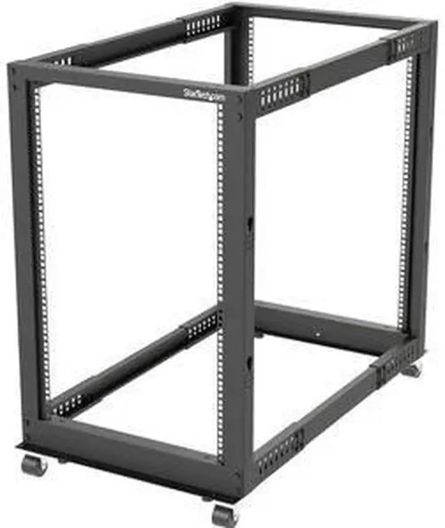 Alt view image 7 of 7 - StarTech 18U Open Frame Rack 4 Post 22 to 40" 4POSTRACK18U