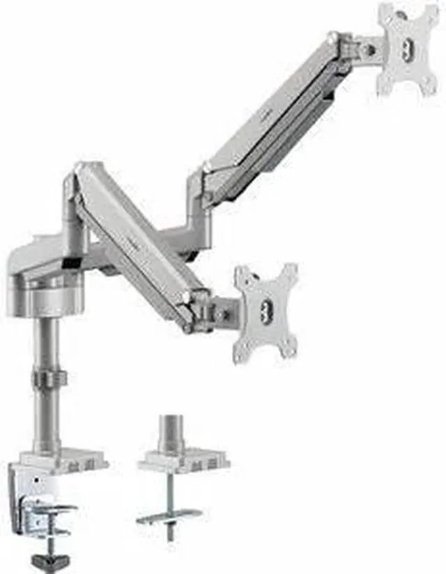 Alt view image 2 of 3 - Rocstor ErgoReach EP18 Premium Aluminum Dual Arm Monitor Mount Y10N023-S1