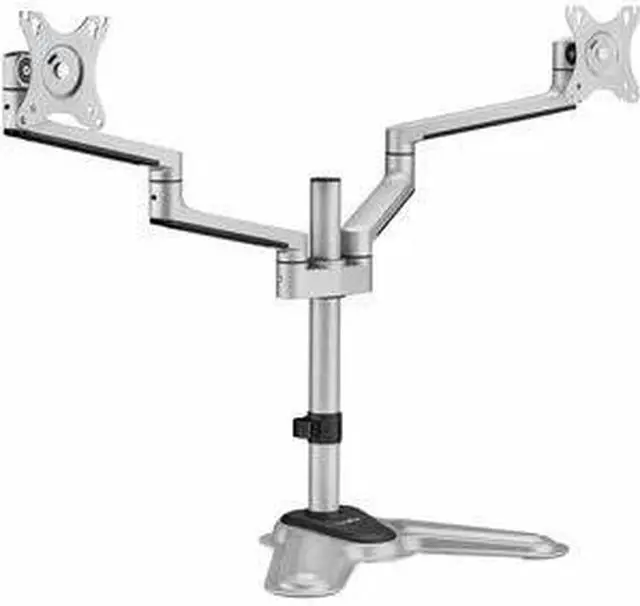 Alt view image 2 of 2 - Rocstor Mounting Pole for Monitor Display Silver Black Y10N017S1