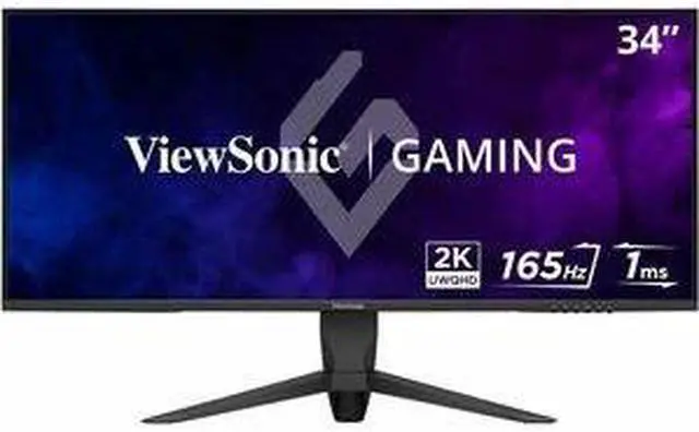 Alt view image 8 of 15 - ViewSonic VX3418-2K 34" 21:9 1440p 1ms 165Hz Gaming Monitor with FreeSync Premium, Eye Care, HDMI, DisplayPort and USB