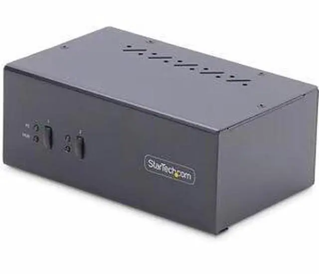 Alt view image 6 of 9 - StarTech 2-Port Dual-Monitor DisplayPort KVM Switch, 4K 60Hz P2DD46A2-KVM-SWITCH