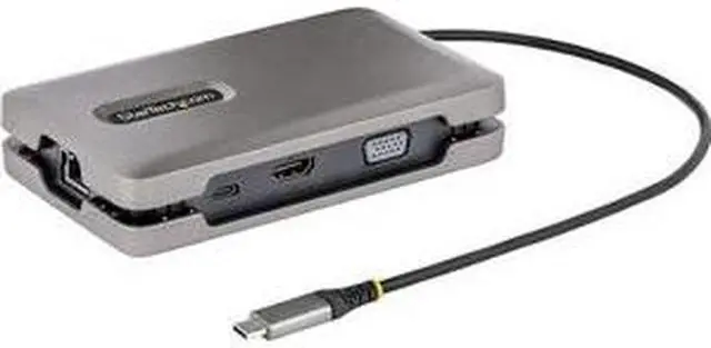 Alt view image 11 of 15 - StarTech USB-C Multiport Adapter Dual Monitor Docking Station DKM31C3HVCPD