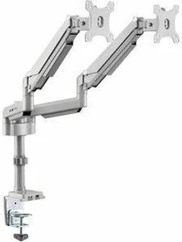 Alt view image 18 of 18 - Tripp Lite Flex-Arm DDR1732DAL Desk Mount for Monitor, HDTV, Workstation, TV, Flat Panel Display - Silver - 2 Display(s) Supported32" Screen Support - 19.84 lb Load Capacity - 75 x 75, 100 x 100