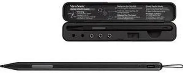 Alt view image 3 of 9 - ViewSonic ACP302-B0WW Active Capacitive Pen with up to 4096 Levels of Pressure Sensitivity. Supports touchscreens and laptops Compatible with MPP 2.0 Technology