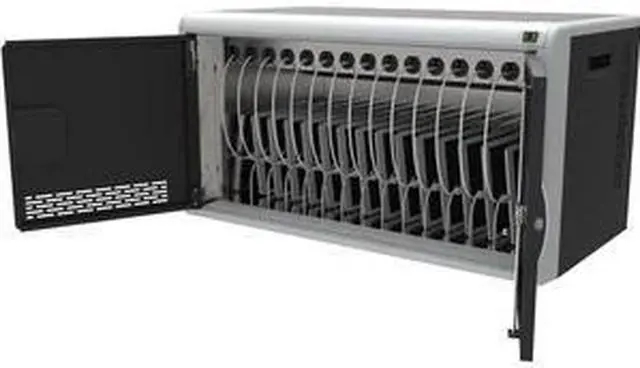 Alt view image 9 of 9 - Rocstor - VT0C14-01 - Rocstor Volt C14 Charging Station - Up to 13.3 Screen Support - 15.8 Height x 16.2 Width x 29.9