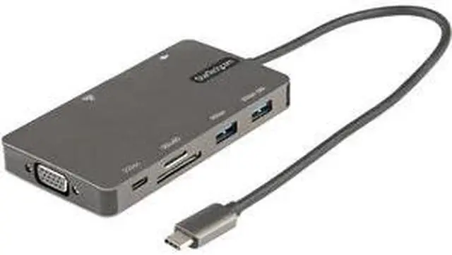 Alt view image 11 of 14 - StarTech USB C Multiport Adapter HDMI VGA USB A USB C Ports 100W PD DKT30CHVSDPD