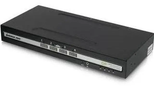 Alt view image 5 of 7 - IOGEAR 4-Port Single View DisplayPort KVM Switch w/Audio - 4 Computers - 1 Local User - 3840 x 2160 - 50 Hz, 60 Hz - 6x USB - 5x DisplayPort GCS1414TAA4