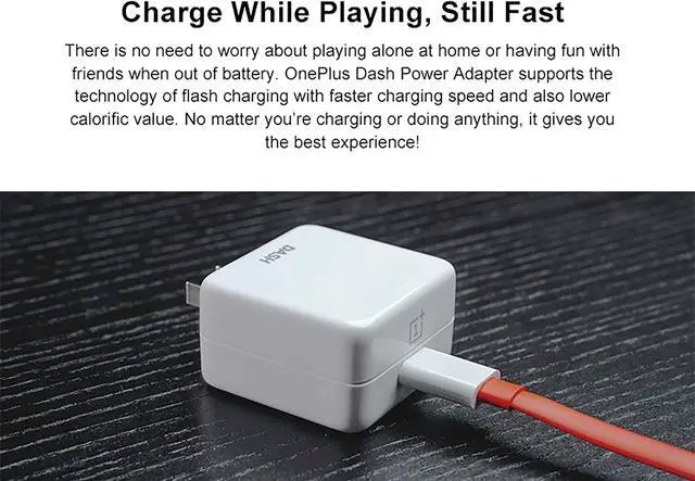 Alt view image 7 of 7 - Original OnePlus Official Dash Power Adapter 5V/4A Fast Charging