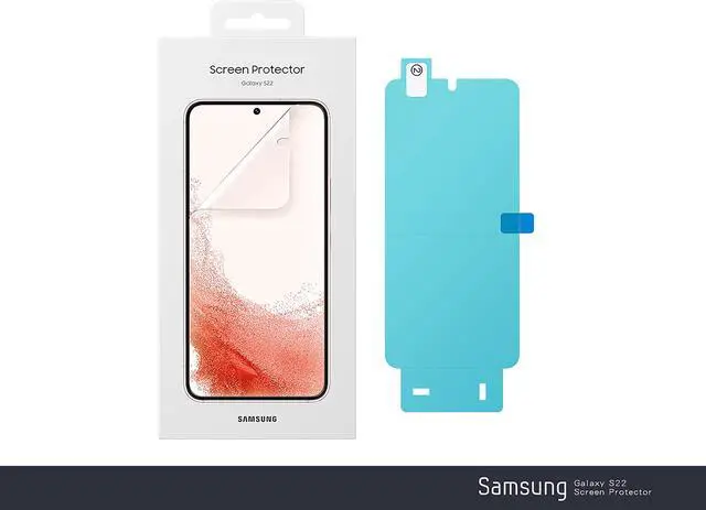 Alt view image 7 of 8 - Original Samsung Official Galaxy S22 5G Screen Protector - Transparent (EF-US901)