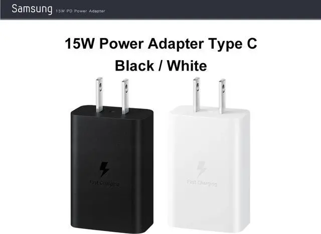 Alt view image 2 of 7 - Original Samsung Official 15W Type C PD Power Adapter (EP-T1510) White
