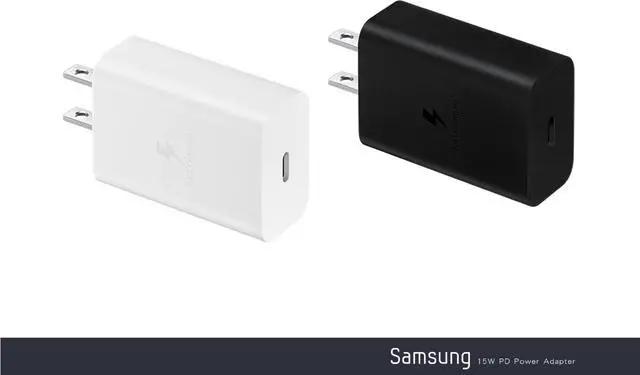Alt view image 7 of 7 - Original Samsung Official 15W Type C PD Power Adapter (EP-T1510) White