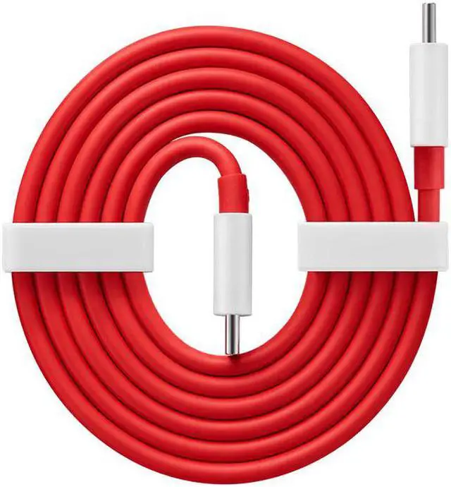 Main image of Original OnePlus Official Warp Charge Type-C to Type-C Cable (100cm) - Red