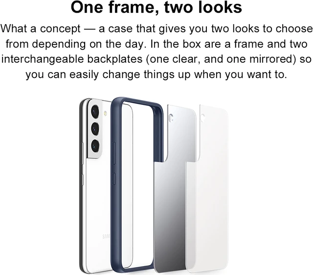 Alt view image 5 of 7 - Original Samsung Official Galaxy S22 5G Frame Cover (EF-MS901)