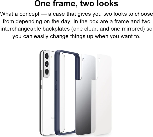 Alt view image 5 of 8 - Original Samsung Official Galaxy S22+ 5G Frame Cover (EF-MS906)