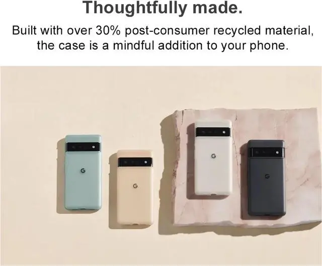Alt view image 7 of 7 - Original Google Official Pixel 6 Pro Case - White