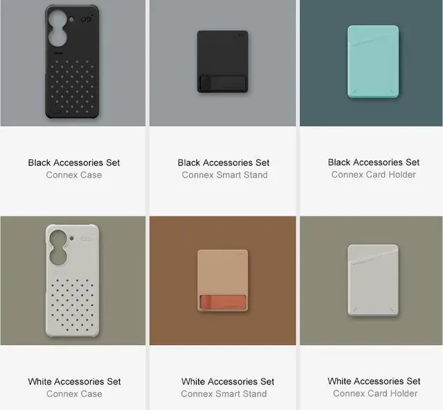 Alt view image 7 of 7 - Original ASUS Official Zenfone 9 Connex Accessories Set (AY2203) - Black