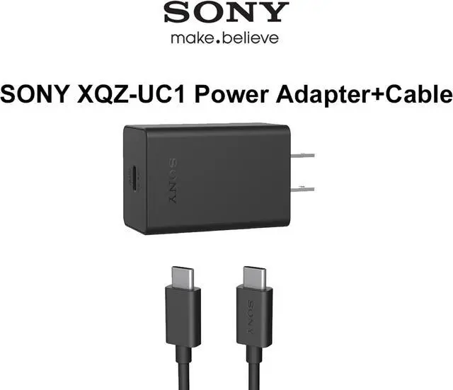 Alt view image 5 of 7 - Original Sony Official 30W Fast Charge Adapter with Dual Type-C Cable (XQZ-UC1)