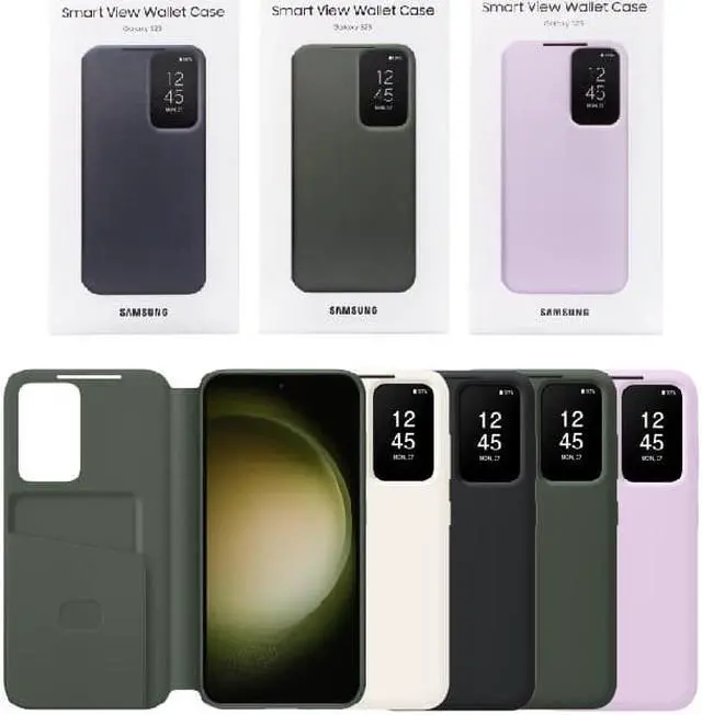 Main image of Original Samsung Official Galaxy S23 S-View Wallet Case (EF-ZS911)