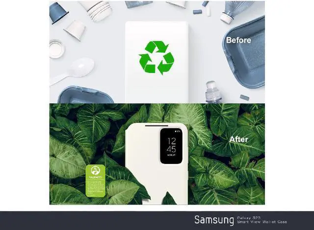 Alt view image 7 of 7 - Original Samsung Official Galaxy S23 S-View Wallet Case (EF-ZS911)