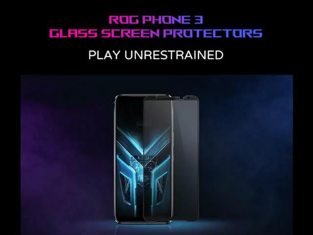 Alt view image 4 of 7 - Original ASUS Official ROG Phone 3 ZS661KS Glass Screen Protector