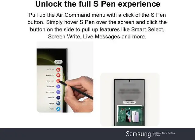 Alt view image 7 of 7 - Original Samsung Official Galaxy S23 Ultra S Pen Stylus (EJ-PS918)